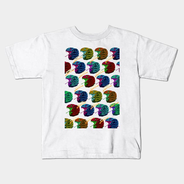 Genesis - SNakes Kids T-Shirt by retromegahero